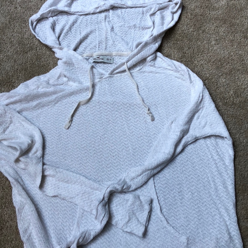 Knit hoodie